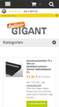 Mobile Screenshot of folien-gigant.de